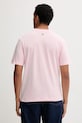 Barrow t-shirt bawełniany różowy F5BWUATH070