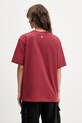 Odzież Barrow t-shirt bawełniany F5BWUATH070 bordowy