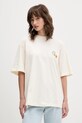 Odzież Barrow t-shirt bawełniany F5BWUATH124 beżowy