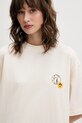 Barrow t-shirt bawełniany beżowy F5BWUATH124