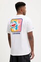 Odzież Converse t-shirt bawełniany X DORAEMON GRAPHIC 10028893.A01 biały