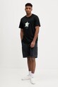Converse t-shirt bawełniany X DORAEMON GRAPHIC 10028894.A01 czarny AW25
