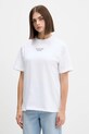 Bavlnené tričko Kaotiko AR021.01S.G002 biela