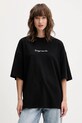 Kaotiko t-shirt bawełniany AR092.01.G002 czarny AW25