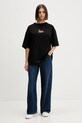Kaotiko t-shirt bawełniany AR052.02.G002 czarny AW25