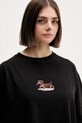 Kaotiko t-shirt bawełniany czarny AR052.02.G002