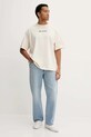 Oblečení Bavlněné tričko Kaotiko AR055.01S.G002 béžová