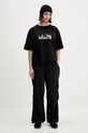 Kaotiko t-shirt bawełniany AR015.01.M002 czarny AW25