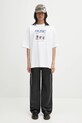 Бавовняна футболка Martine Rose Oversized S/S 621JE06000F білий