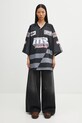 Martine Rose t-shirt Oversized Hockey Top 129JT10009 czarny