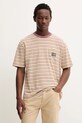 Guess Originals t-shirt bawełniany wzorzyste żółty M5BI18.K8FQ4