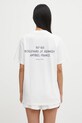 Sporty & Rich cotton t-shirt Eden Crest Kennedy TO043501621WH01