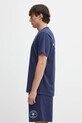 Sporty & Rich t-shirt bawełniany Kennedy Crest TO04360666BL106 granatowy AW25