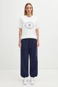 Sporty & Rich t-shirt bawełniany Eden Crest TO04360666WH01