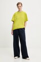 Pangaia t-shirt bawełniany 10000287.. zielony AW25