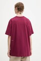 Odzież Pangaia t-shirt bawełniany 10000287.. bordowy