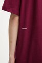 Pangaia t-shirt bawełniany bordowy 10000287..