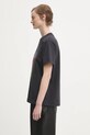 GANNI t-shirt bawełniany Basic Cotton Jersey Neon Kitty szary T4340