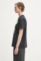 GANNI t-shirt bawełniany Basic Cotton Jersey Neon Puppy szary T4333