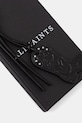 Αξεσουάρ AllSaints μπρελόκ γυναικείο δερμάτινο χωρίς πέτρα COWBOY W466XE μαύρο