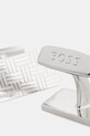 Doplňky BOSS manžetové knoflíčky pánské B-TEXTUREDSET-TIE 50565251 stříbrná