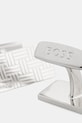 Doplňky BOSS manžetové knoflíčky pánské B-TEXTUREDSET-TIE 50565251 stříbrná