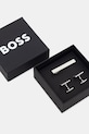 BOSS manžetové knoflíčky pánské B-TEXTUREDSET-TIE stříbrná 50565251