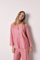 Ruházat women'secret női kétrészes pizsama 2543717 rózsaszín
