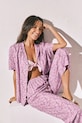 women'secret Kétrészes pizsama női viszkóz 3793071 lila