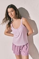 women'secret női pamut pizsama top lila 3273299
