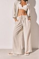 Women'secret pantaloni de pijama pentru femei bej 3703251