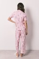 women'secret Kétrészes pizsama női pamut 3593067 rózsaszín AW26