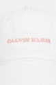 Calvin Klein șapcă baseball pentru femei, din bumbac LV04F5089G alb AW26