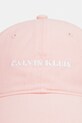 Calvin Klein șapcă de baseball pentru femei, din bumbac LV04F5089G roz AW26