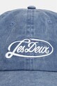 Les Deux czapka z daszkiem męska jeansowa 1002011 granatowy AW26