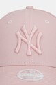 New Era бейзболна шапка от памук LE 940 NYY 60856380 розов AW26
