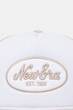 New Era czapka z daszkiem trucker OVAL FOAM PATCH TRUCKER 60856292 beżowy AW26