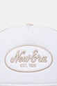New Era czapka z daszkiem trucker OVAL FOAM PATCH TRUCKER 60856292 beżowy AW26