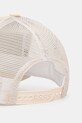 Akcesoria New Era czapka z daszkiem trucker DENIM LEATHER PATCH TRUCKER 60856333 beżowy