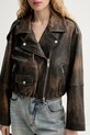 Gestuz кожаная куртка женская из кожи GZdiana 10911257 коричневый
