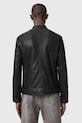 AllSaints jachetă pentru bărbați, din piele COLT M084LB negru AW26