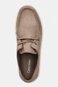 Calvin Klein pantofi pentru bărbați, din piele întoarsă HYBRID CLEAN APRON SU bej HM0HM02336.0HX