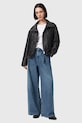 Одежда AllSaints джинсы wide leg для женщин HAZE W047EE голубой