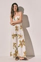women'secret rochie de vară din bumbac cu elastan bej 4923674