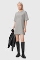 Îmbrăcăminte AllSaints rochie din bumbac CHAINS W047DF gri
