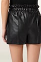 AllSaints pantaloni scurți pentru femei, din piele FRAN negru W060TE