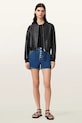 AllSaints szorty damskie jeansowe TAY granatowy W051EE