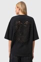 AllSaints oversize t-shirt γυναικείο βαμβακερό ESME μαύρο W131JE