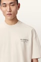 AllSaints футболка мужская хлопковая DREAMER бежевый M036PE