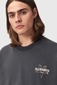 AllSaints tricou pentru bărbați, din bumbac PENTACLE negru M034PE